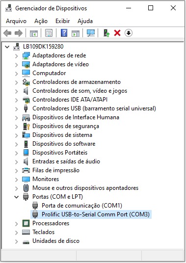 Gerenciador de dispositivos - Windows